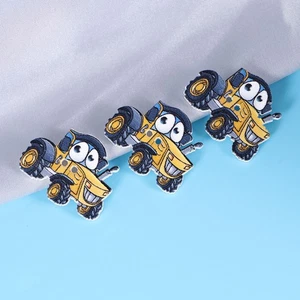 50 Pcs Tractor Buttons Novelty for Cardigan Sweaters Embellished - Picture 1 of 7