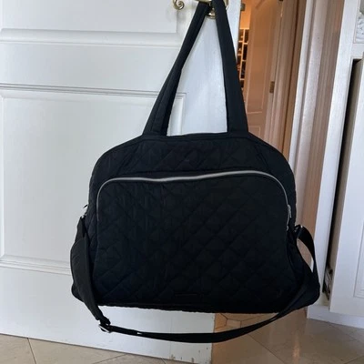 Bolso de viaje Vera Bradley Performance Twill negro Grand Weekender Foto 1 de 4