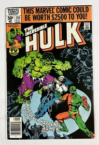 Quiosco The Incredible Hulk #251 3D Man & Doc Samson Marvel 1980 en estado bastante bueno/casi nuevo - Imagen 1 de 16