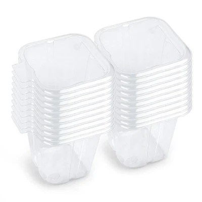 Lot de 20 bacs à peinture jetables en plastique pour pots de peinture, jusquà... - Photo 1/4