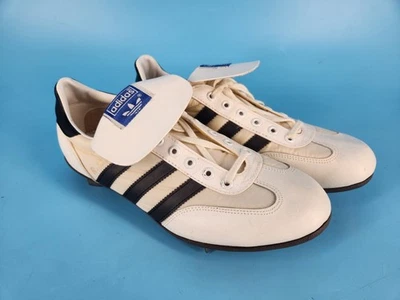 Vintage Adidas 1970’s RBI Baseball Cleats Metal Pitcher Toe Cap MLB US 8 - Image 1 of 4