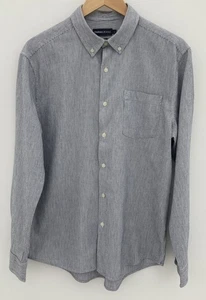 Farah Jeans Modern Fit Striped Cotton Shirt Size L - Picture 1 of 10