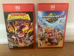 Mario Kart World & Donkey Kong Bananza Nintendo Switch 2, USA ESRB entrambi completi - Foto 1 di 5