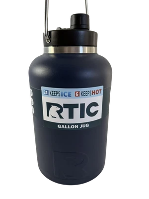 RTIC 1 Gallon NEW Insulated Water Jug Bottle Stainless Steel Tumbler Rambler BLU - Image 1 of 4