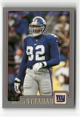 2001 TOPPS #112 MICHAEL STRAHAN NEW YORK GIANTS - Image 1 of 2