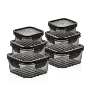 6-Piece Food Storage Container Set – Airtight, Leakproof, BPA-Free Plastic St... - Picture 1 of 6