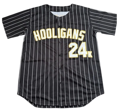 Camiseta de béisbol Bruno Mars 24K Hooligans Magic NEGRA para hombre talla MEDIANA Foto 1 de 4