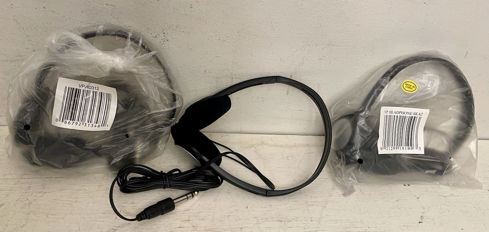 Yamaha VP-HD312 & VP-FS08 Pedal & On-Ear Headphones Lightweight & Comfortable