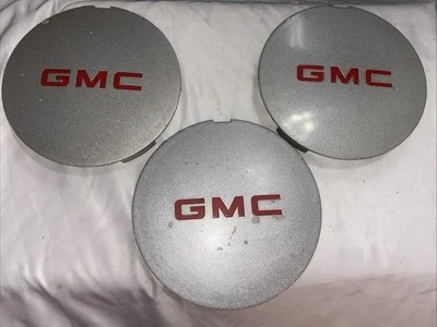GMC Jimmy Sonoma S15 1996 1997 4x4 15" llantas de aleación juego de 3 tapas centrales OEM GM Foto 1 de 4