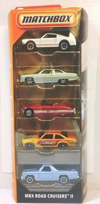 2025 Matchbox MBX Road Cruisers II 5-Pack | Mustang | Nova | El Camino | FSB - Image 1 of 4