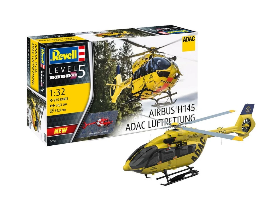Revell 1:32 4969 H145 ADAC/REGA - Image 1 of 1