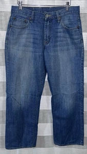 Pantalones de mezclilla rectos vintage azules Lucky Brand para hombre talla 32x29 - Imagen 1 de 6