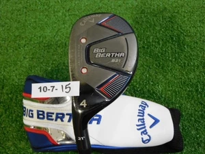 Callaway Big Bertha B21 21* Left Hand 4 Hybrid RCH 65 Regular Graphite with HC - Picture 1 of 5
