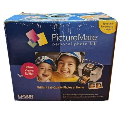 Epson B351A PictureMate Deluxe PictureMate 500 Personal Photo Lab & Photo IOB - Image 1 of 4