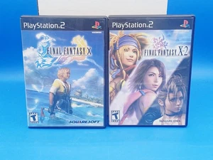 Final Fantasy X und X-2 PlayStation 2 PS2 Bundle Lot - 2 Black Label CIB getestet - Bild 1 von 11