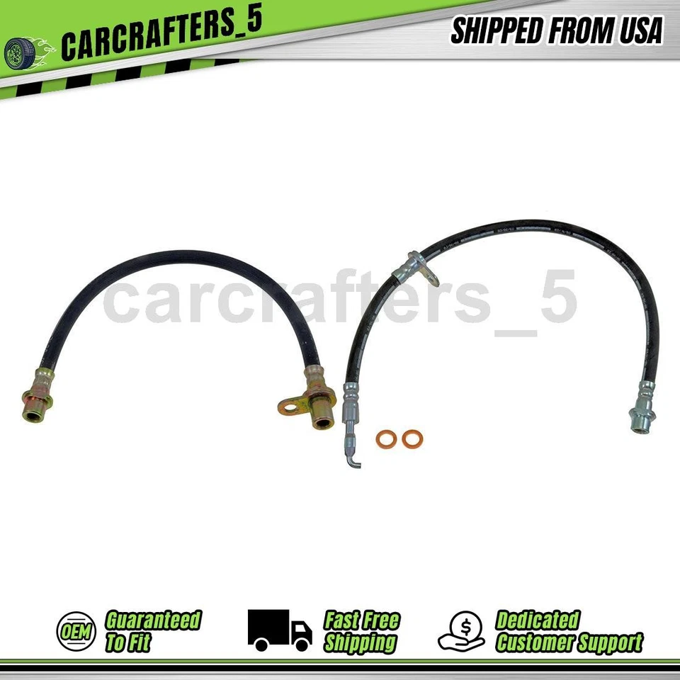 2 mangueras hidráulicas de freno trasero para Toyota Celica 1994 1995 1,8 L Foto 1 de 4