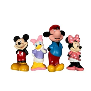 Vintage 1980er Disney Mickey Mouse & Friends Gummi Badewanne Spielzeug 4er Set - Bild 1 von 13