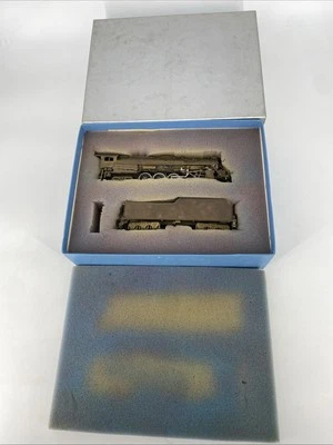 HO SCALE 1:87 VINTAGE BRASS CUSTOM BRASS READING CLASS T-1 4-8-4 LOCO W/TENDER - Image 1 of 4