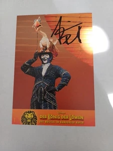 Joachim Benoit # original Autogrammkarte # Musical 🎞# Der König der Löwen - Bild 1 von 2