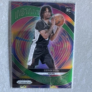 2024-25 Panini Prizm - Instant Impact Stephon Castle #4 Green Prizm Rookie RC - Picture 1 of 2