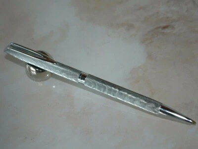 Rare Stylo bille WATERMAN CF MOTIF MOIRE avec recharge neuve ajustée G425 - Photo 1/4