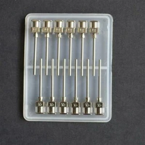 12pcs 1" 15Gauge Blunt stainless steel dispensing syringe needle tips - Picture 1 of 1