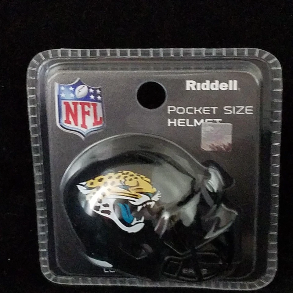 JACKSONVILLE JAGUARS BLACK 2018 NEW STYLE POCKET PRO HELMET RIDDELL STYLE