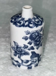 Franklin Mint The Treasures of Shoguns Mini Bud 3" Vase Collection Birds Roses - Picture 1 of 11