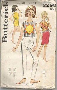 Butterick Sewing Pattern 2298, Vintage Sportswear, Girl's S.12 Chest 30, Uncut - Picture 1 of 1