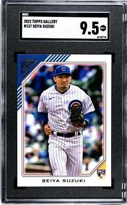 2022 Topps Gallery #137 Seiya Suzuki Rookie SGC 9.5 RC - Image 1 of 2