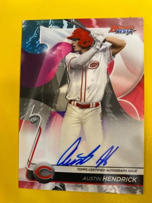 RS18891  2020 Bowman's Best Best of '20 Autograph  #B20AH Austin Hendrick - Image 1 of 2