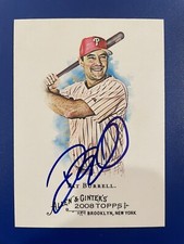 2008 Topps Allen & Ginter #286 Pat Burrell On Card Auto - Philadelphia Phillies