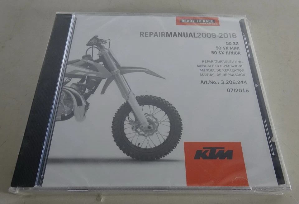 Manual de Taller/Taller Manual KTM 50 SX / Mini / Junior Año Fab. 2009-2016 - Imagen 1 de 1