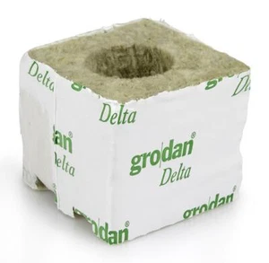 10x cubos de lana de roca 40 mm cultivo esquejes y plántulas, inicio óptimo - Imagen 1 de 3