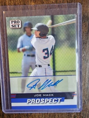 Joe Mack 2022 Leaf Pro Set Prospects #PSP-JM1 Autographed Card - Image 1 of 2