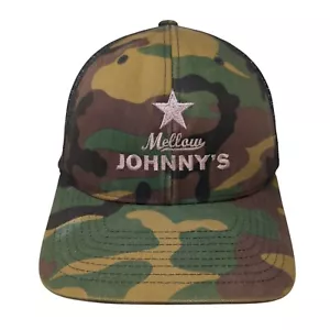 Cappello camionista snapback Mellow Johnny's mimetico taglia unica maglia schiena Yupoong - Foto 1 di 8