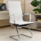 Gaming Race Computer Black White Racing Chair Leather Cantilever Legs High Back