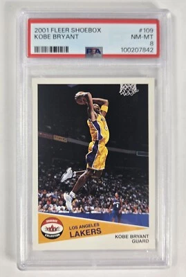 2001-02 Fleer Shoebox #109 Kobe Bryant - PSA 8 - Image 1 of 2