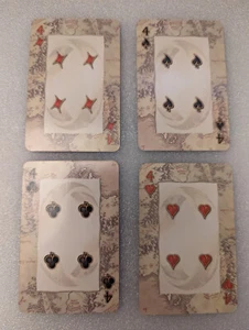 The Lord Of The Rings TROTK 2003 FOURS SET ONLY Replacement Playing Cards - Picture 1 of 2