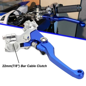 7/8" Handlebar Clutch Lever Handle Perch For Yamaha YZ 125 250 450 F WR 250 500 - Picture 1 of 12