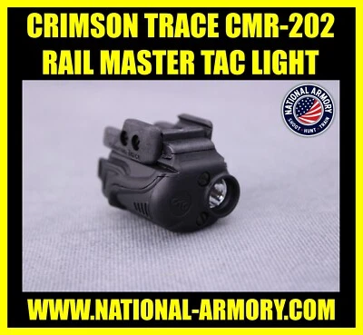 Luz táctica de montaje en riel universal Crimson Trace Rail Master BLK - CMR-202 Foto 1 de 4
