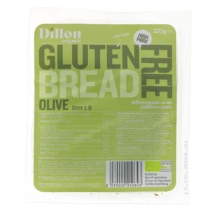 Dillon Organic | Sliced Gluten Free Olive Bread | 275g - Picture 1 of 1