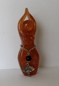 LAKSHMI GODDESS STATUE * STORY GODDESS * MEDITATION PRIESTESS FIGURINE * - Picture 1 of 4