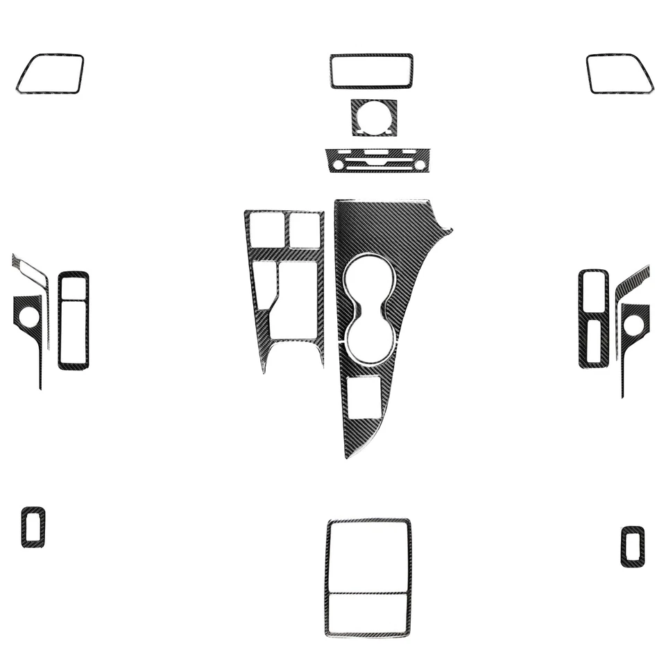 20Pcs Real Carbon Fiber Full Kits Interior Cover Trim For Lexus RX350 450h 16-19 - Image 1 of 4