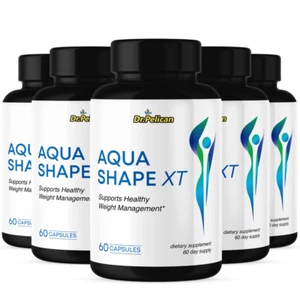 Aqua Shape XT- Keto & Weight Support- 5 Bottles- 300 Capsules - Picture 1 of 5
