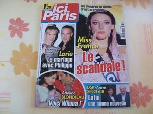 ICI PARIS N°3467 14/12/11 MISS FRANCE 2012 LORIE P. BAS ADELINE BLONDIEAU DSK A9 - Imagen 1 de 1