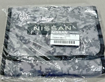 Nissan Owners Manual Case NEW Camouflage Adventure Cover Pouch Factory Holder