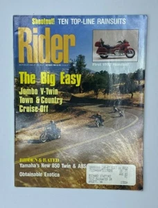 Rider Magazine, October 1991 The Big Easy, Mint Condition Free Shipping - Picture 1 of 6