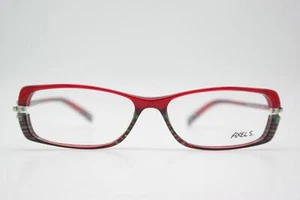 Vintage Brille Axel S. AX1025 Rot Grün Silber Eckig Brillengestell eyeglasses - Picture 1 of 6