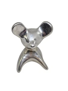 Estatuilla Escultura Ratón Hoselton Canadá De Colección Aluminio Firmada Numerada 1056 - Imagen 1 de 6